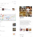 Google Suchergebnis mit lokalen Ergebnissen für "Bäckerei"