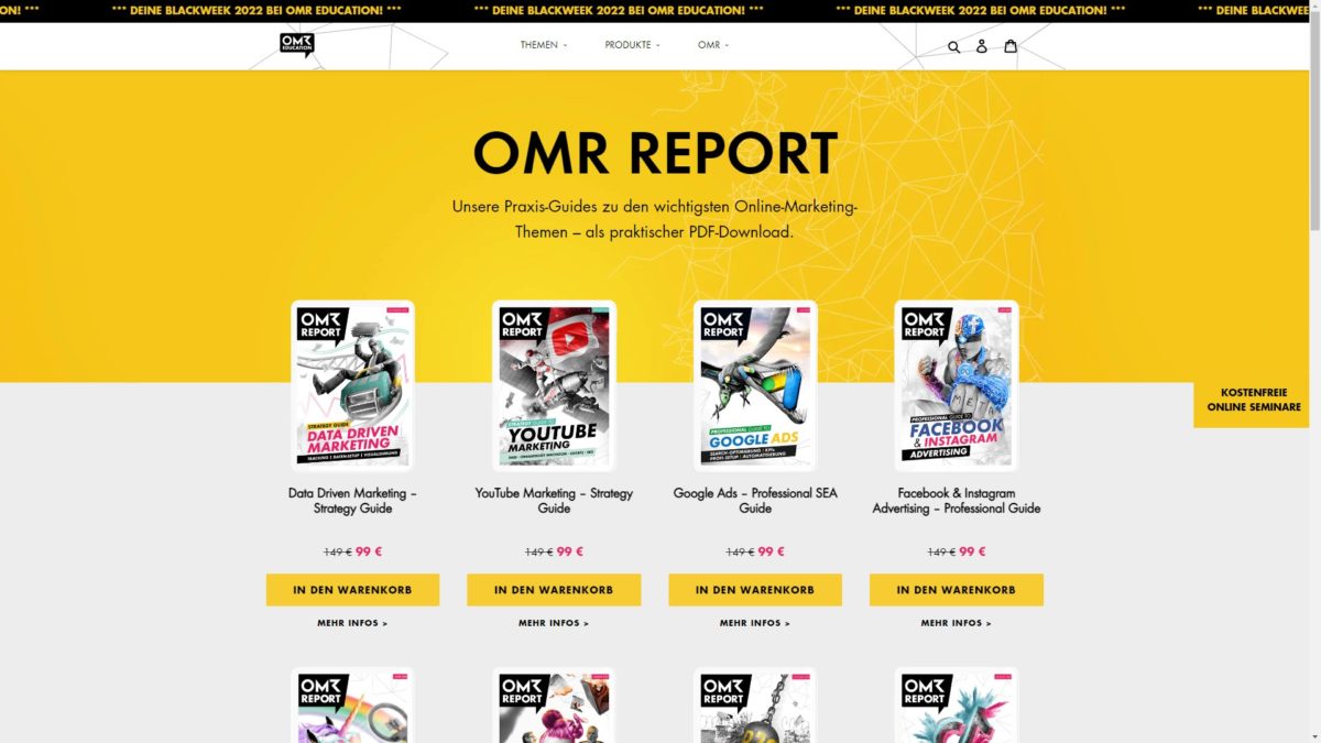 Black Friday Angebote bei OMR Reports - doch welche alternativen gibt es?