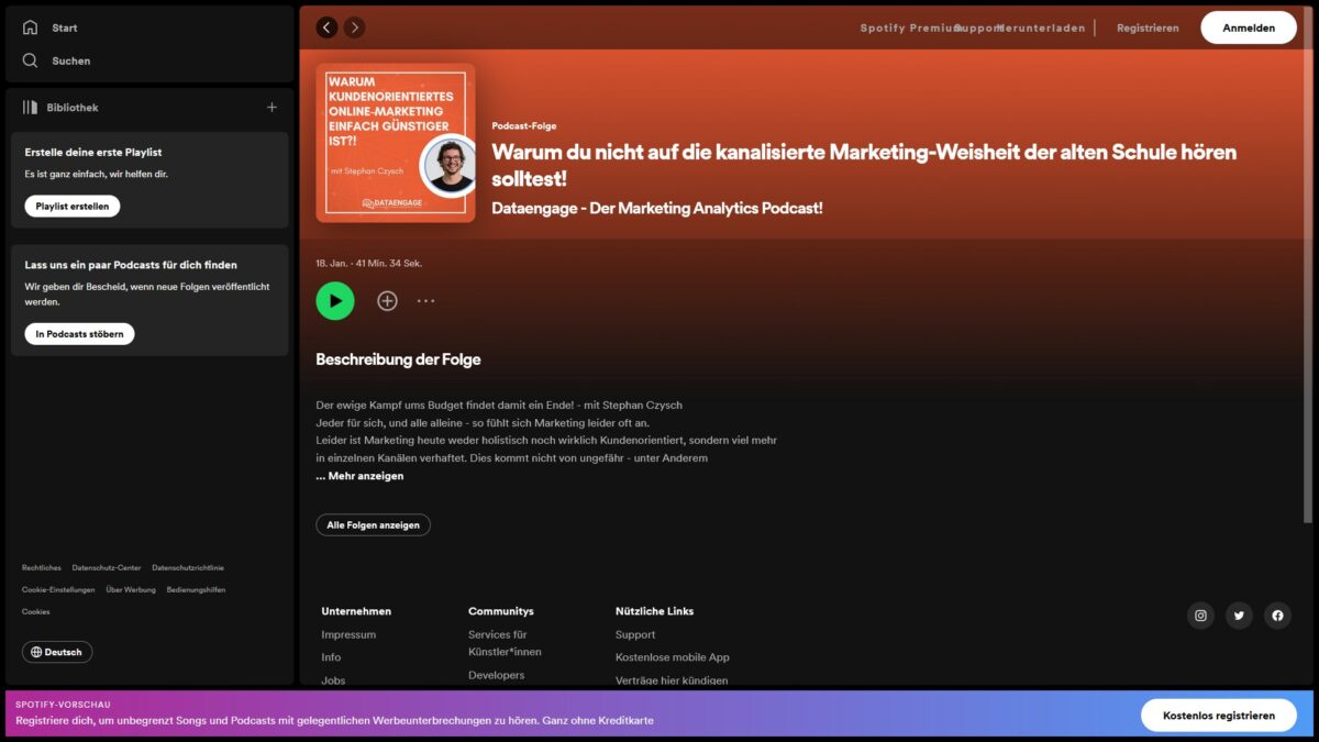 Dataengage Podcast | Kundenzentrierung im Online-Marketing